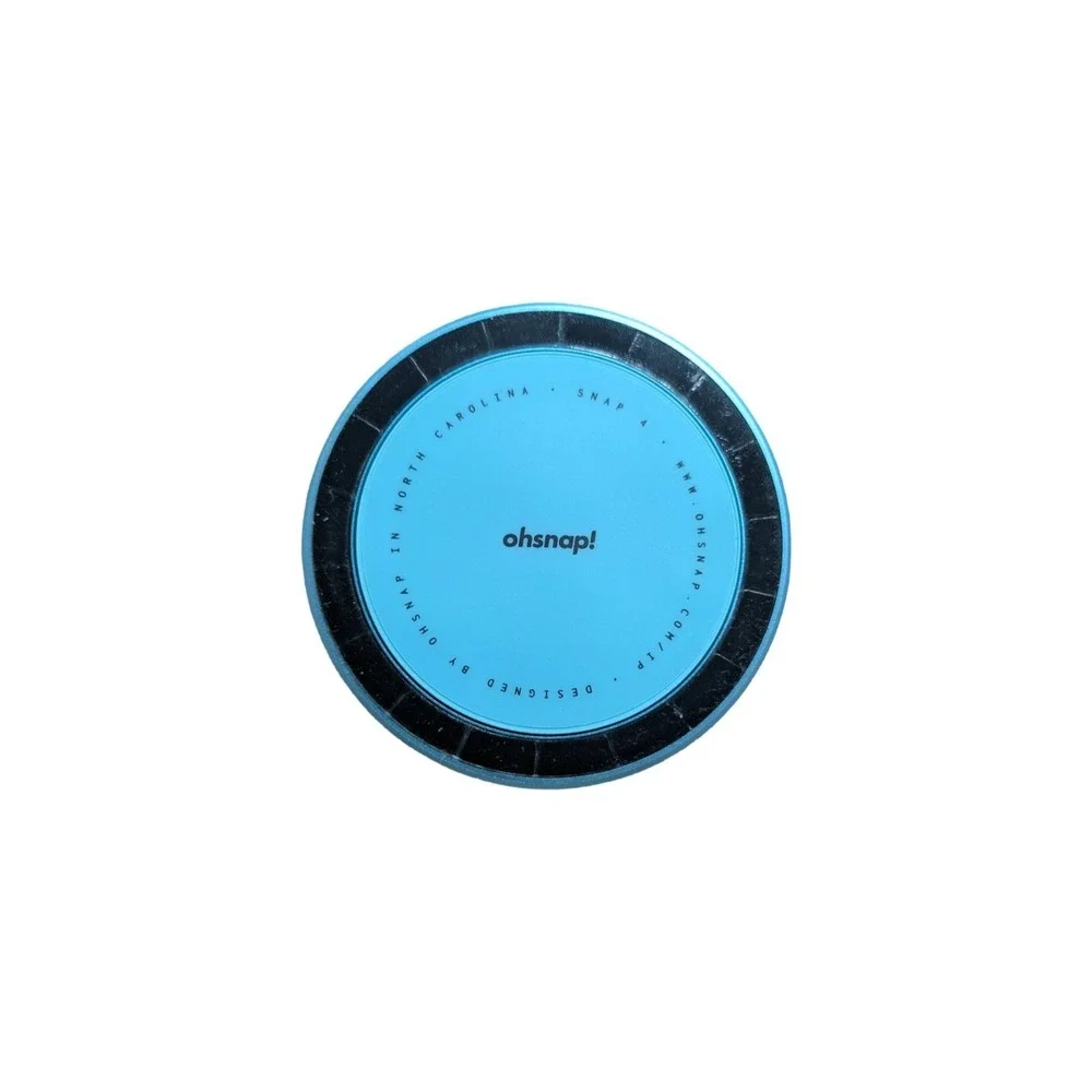 Gg1-O OhSnap Magnetic UltraThin Grip & Stand Magsafe Charge-thru Electric Teal